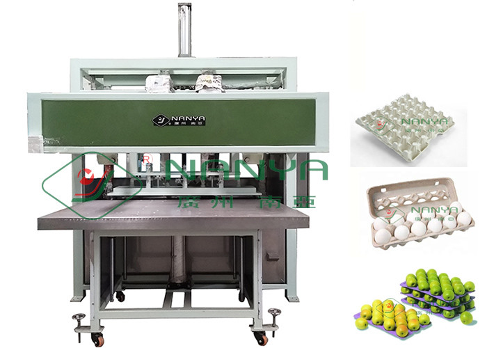 自動交換の卵の皿/パルプの鋳造物の卵のカートン機械1000pcs/H